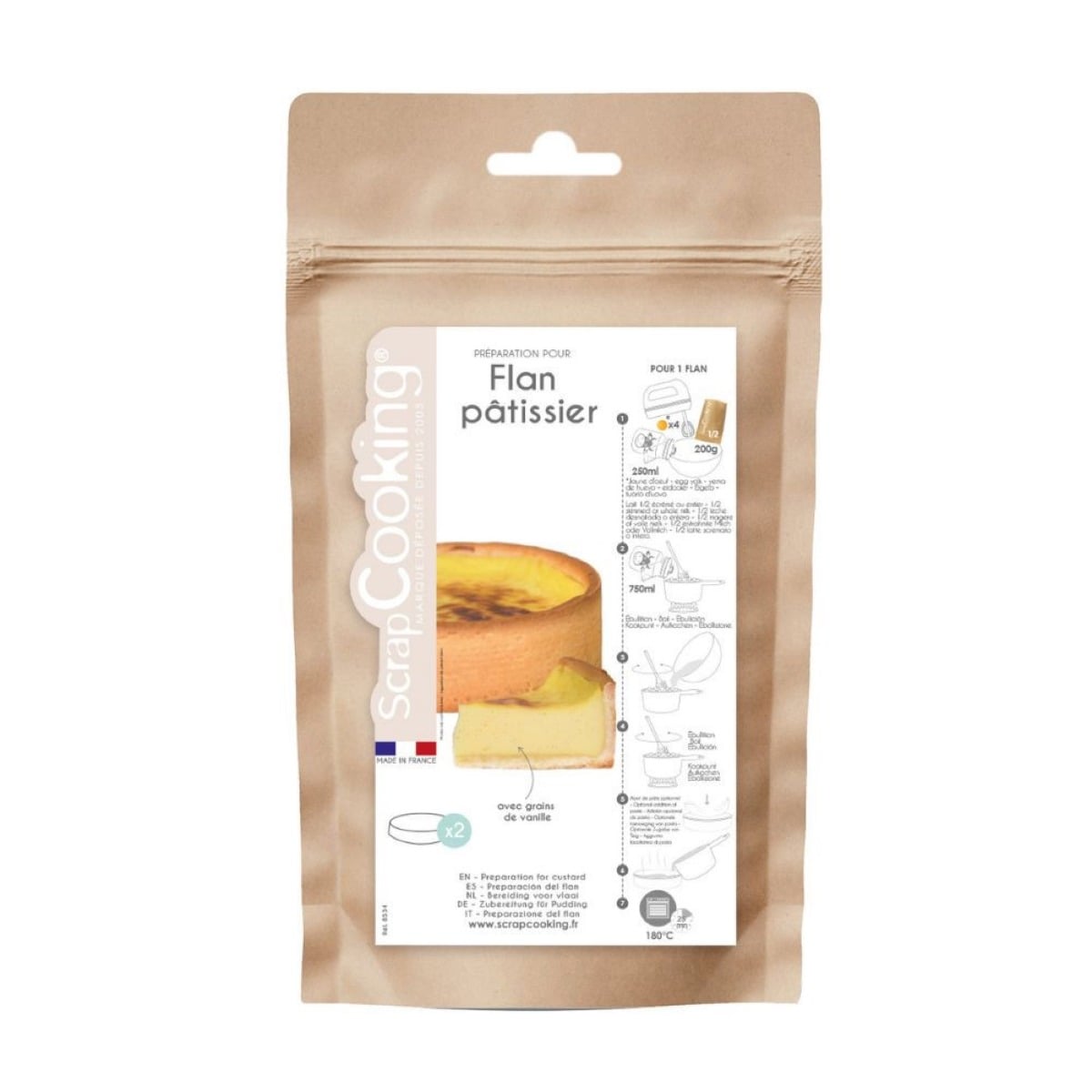 Préparation pour Flan vanille