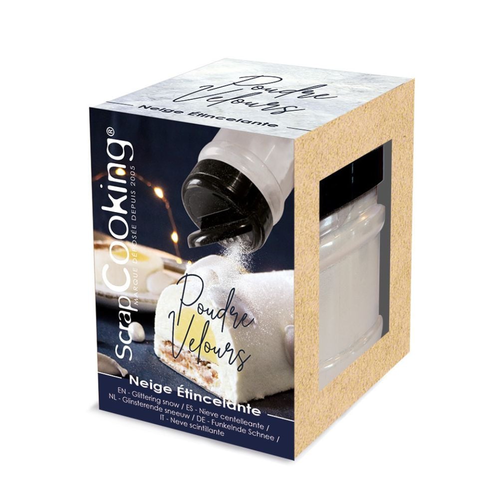 Poudre de velours neige étincelante 100 g