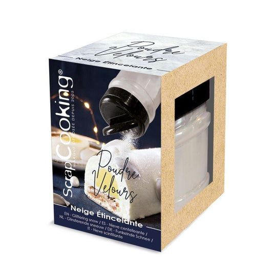 Poudre de velours neige étincelante 100 g