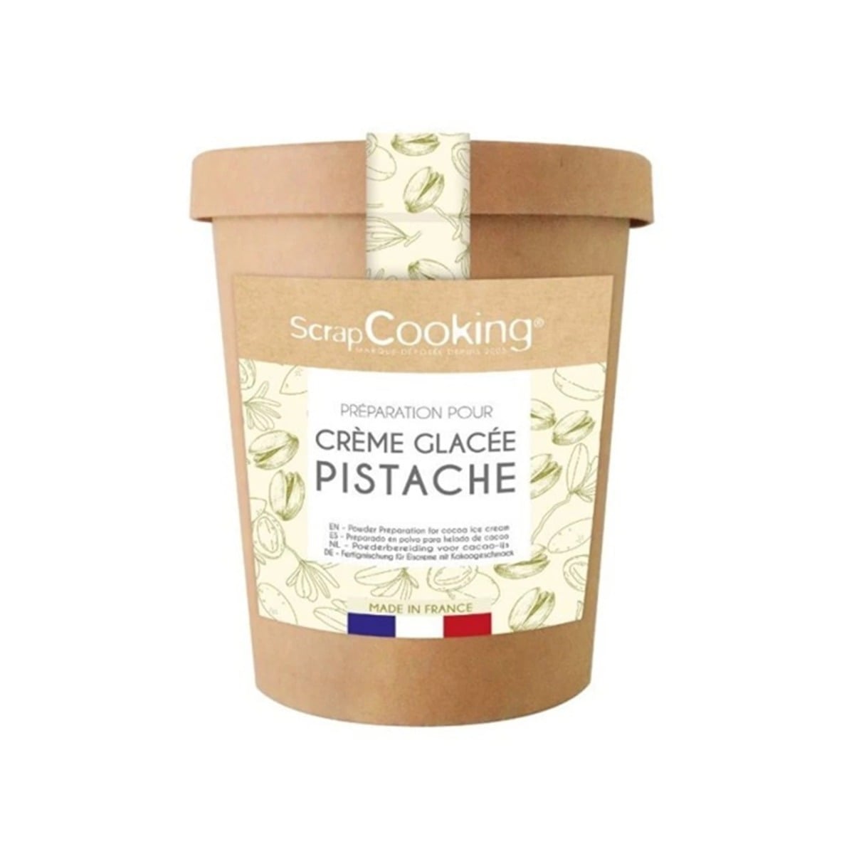 Preparation Pour Creme Glacee Pistache 185G