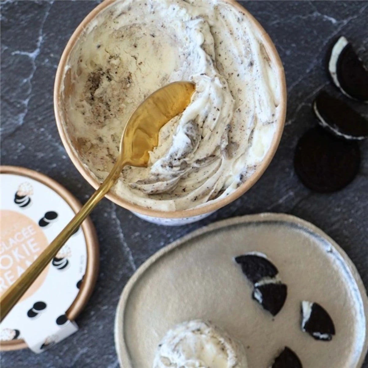 Preparation Pour Creme Glacee Cookie Cream 185G