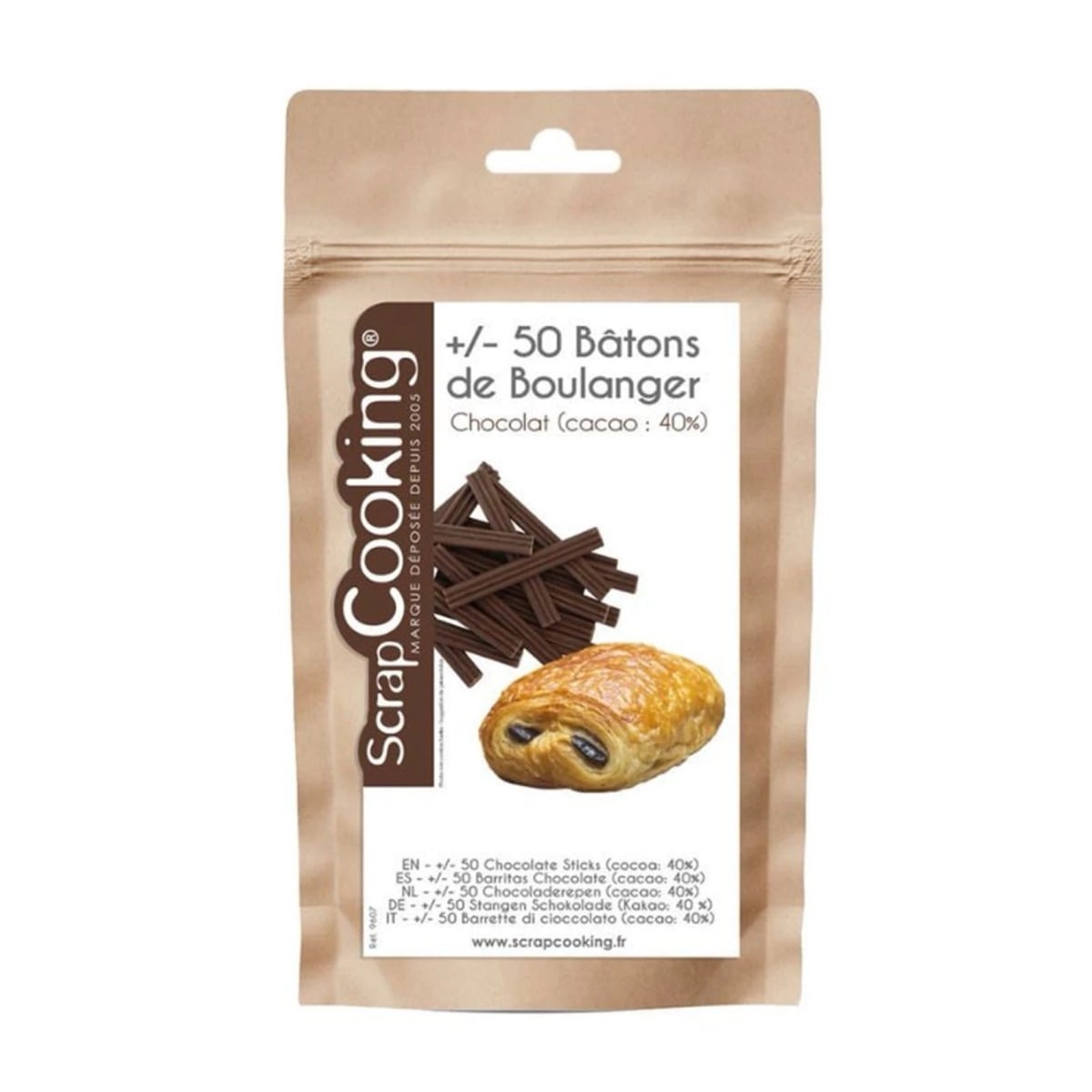 50 Batons De Boulanger Chocolat 150G
