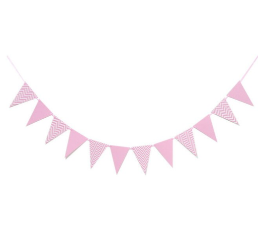Guirlande Chevron - Rose