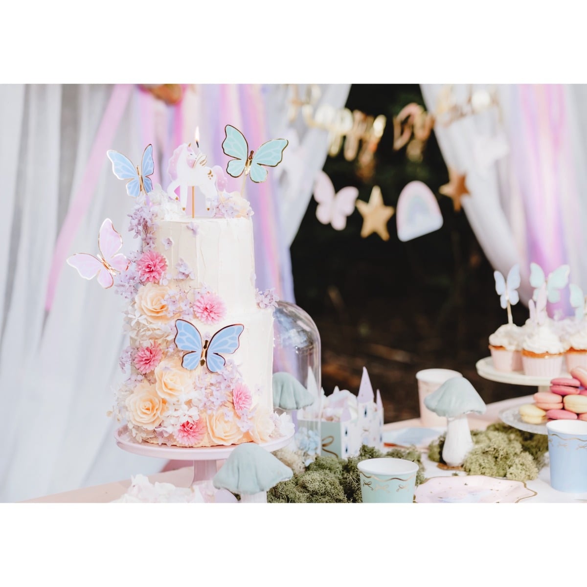 Bougie d'anniversaire Licorne