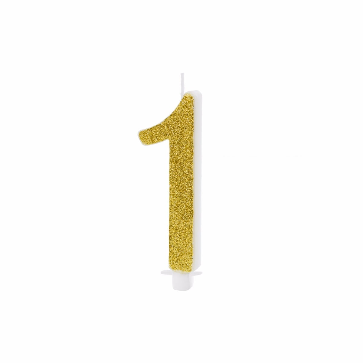 Bougie Chiffre Or - 1 (10cm)