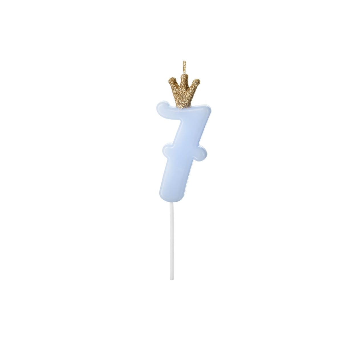 Bougie Chiffre 7 Bleu (9.5cm)