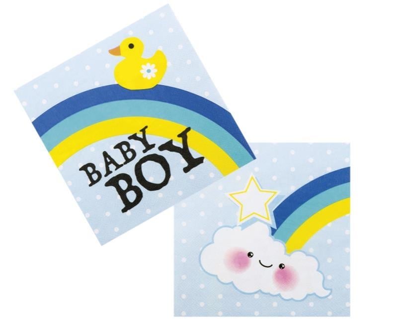 Serviettes Baby Boy (12 pcs)