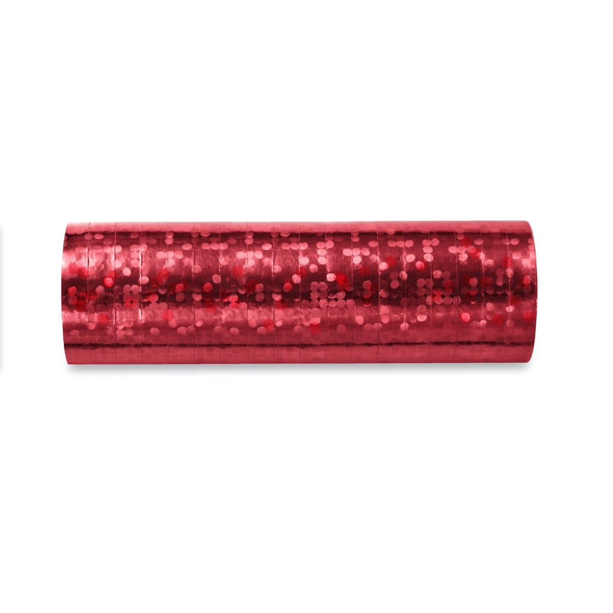 Serpentins Rouges holographiques (18pcs)