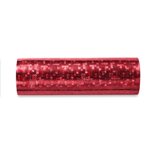 Serpentins Rouges holographiques (18pcs)