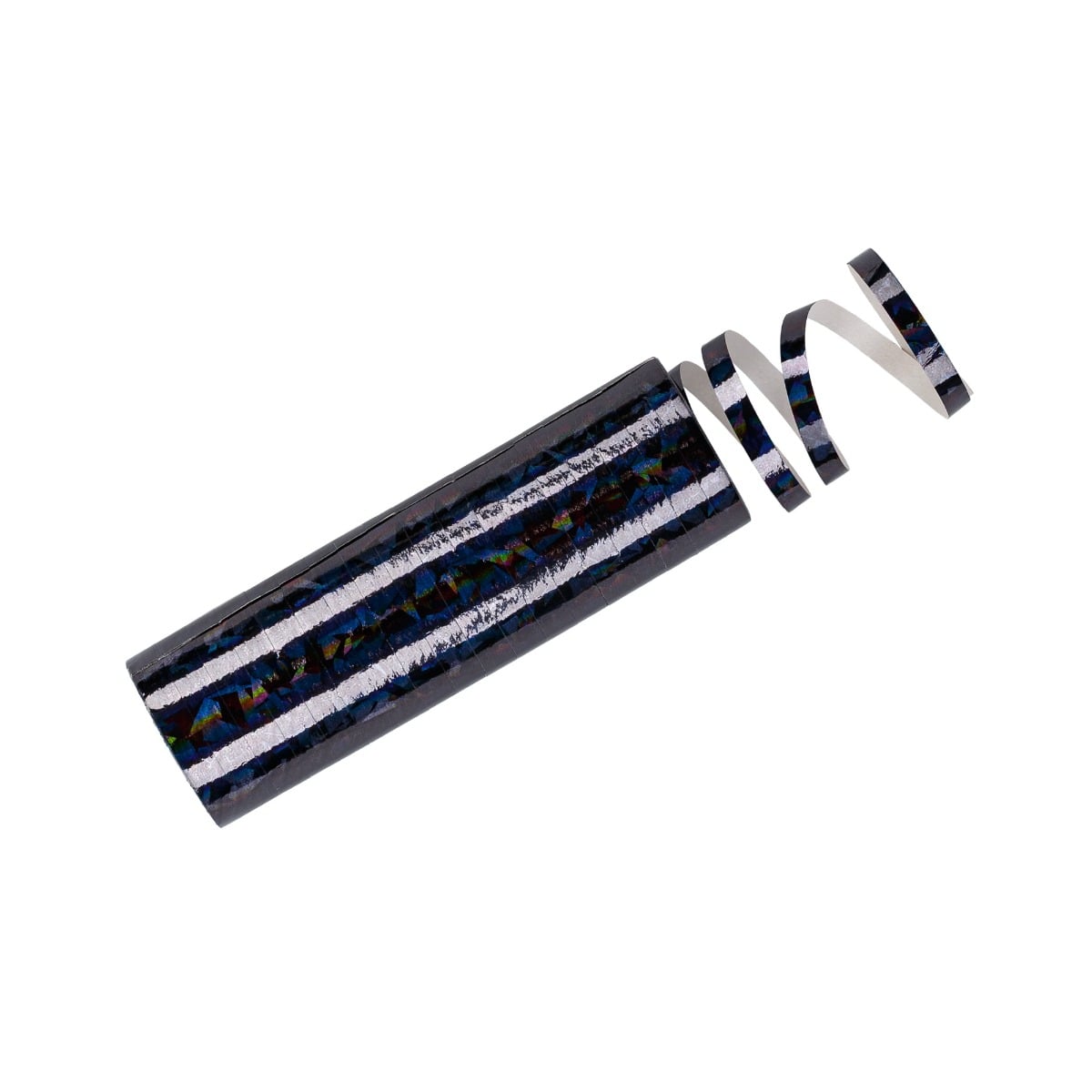 Serpentins Noir holographiques (18pcs)