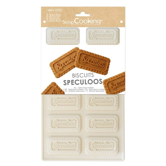ScrapCooking Moule en silicone biscuits spéculoos