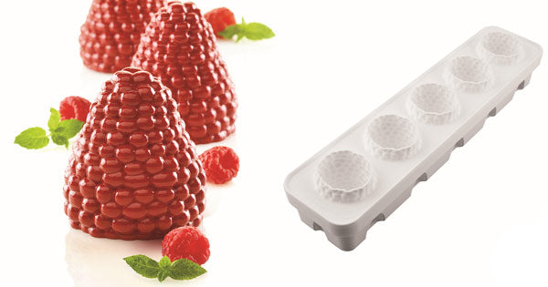 Moule en silicone Mora & Lampone (5 x 110 ml)
