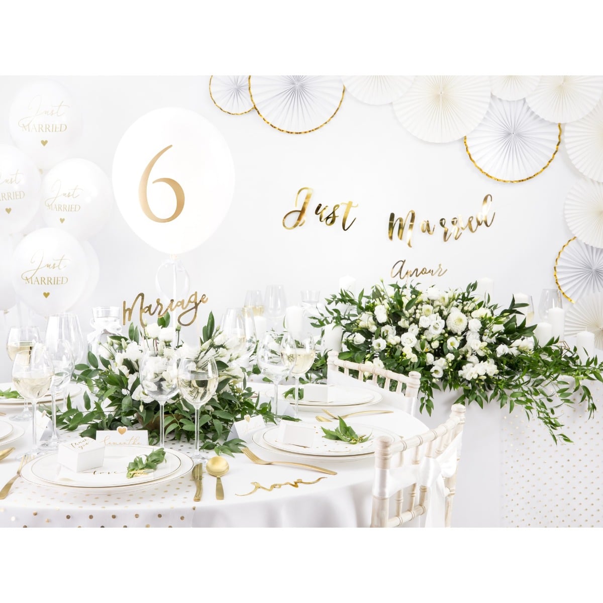 Bougie Blanc Mat 15x6cm - (6pcs)