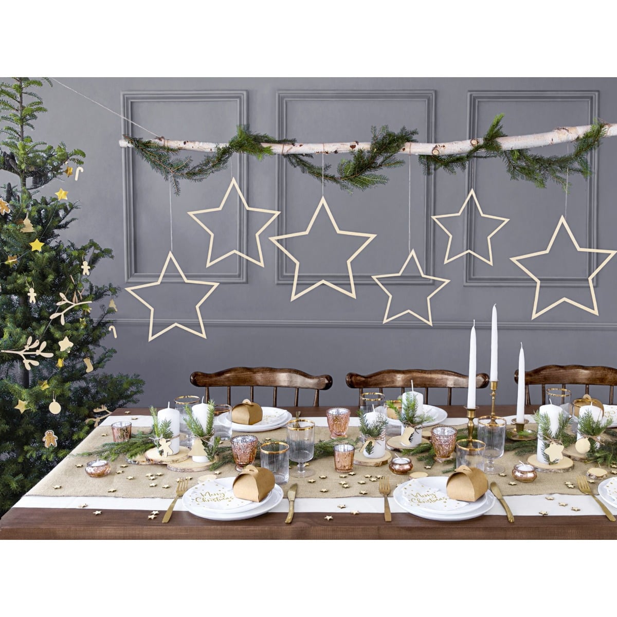 Bougie Blanc Mat 15x6cm - (6pcs)