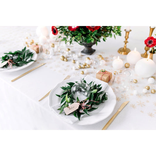 Bougie Sphère Blanc Mat - 8cm (6pcs)