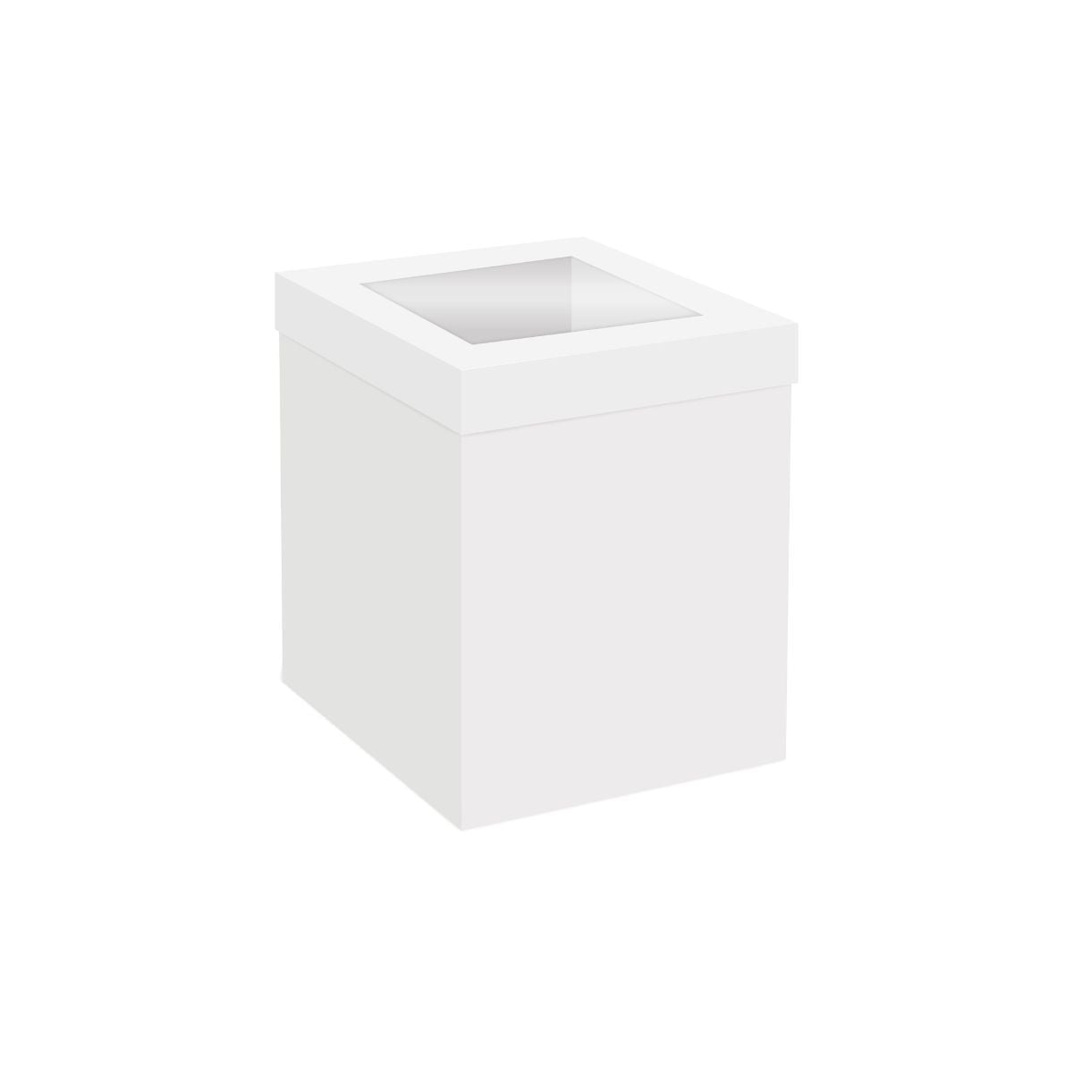 Boîte haute avec fenêtre - 25x25x25 cm (1 pièce)