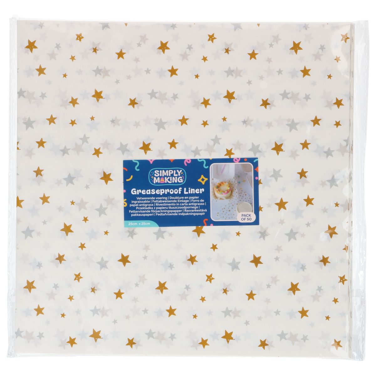 Bento Box Liner - Etoiles 25x25cm