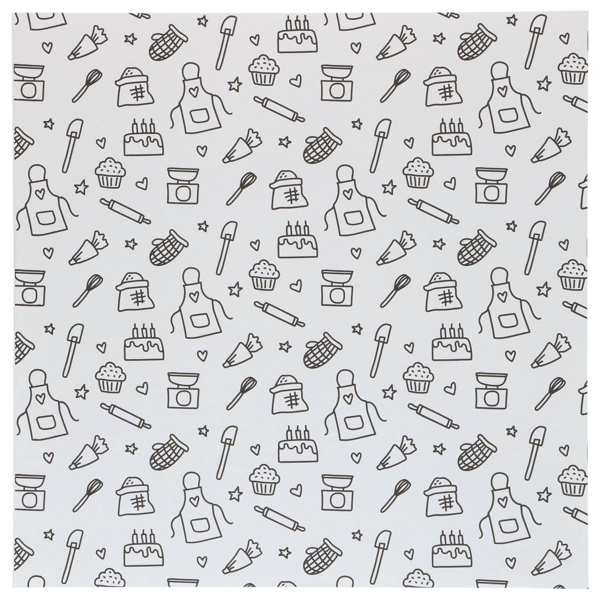 Bento Box Liner - Baking Fun 25X25cm