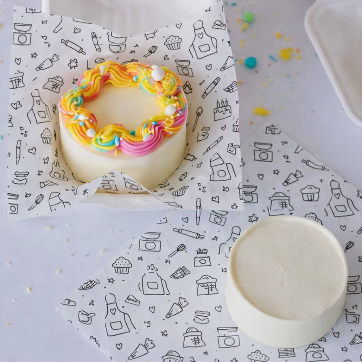 Bento Box Liner - Baking Fun 25X25cm