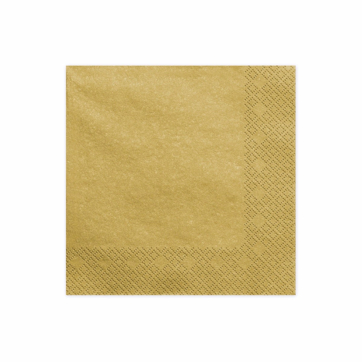 Serviettes de table - Or (20pcs)