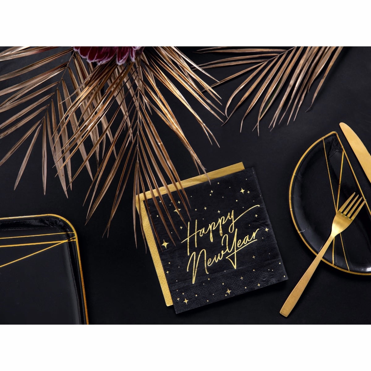 Serviettes de table - Or (20pcs)