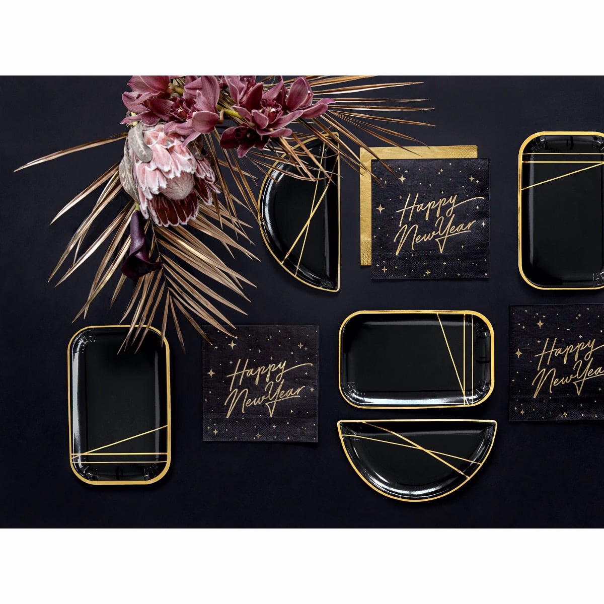 Serviettes de table - Or (20pcs)