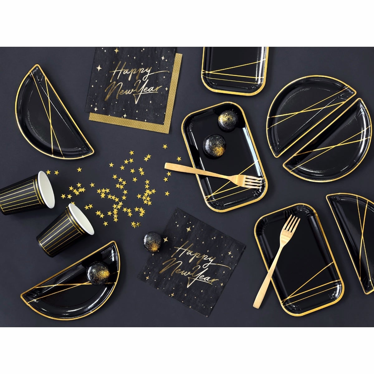 Serviettes de table - Or (20pcs)
