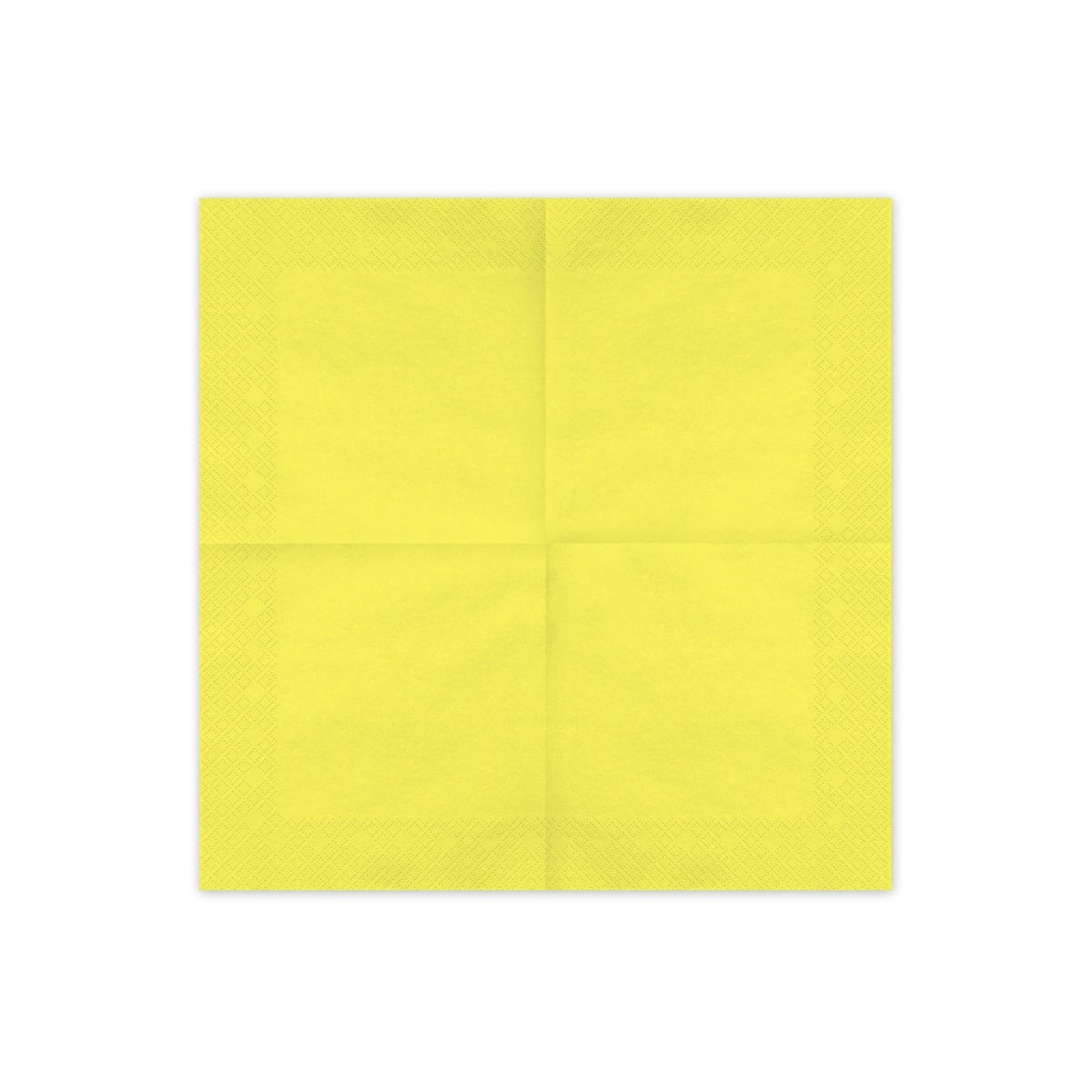Serviettes de table - Jaune (20pcs)