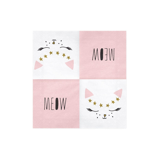 Serviettes Chats (20pcs)