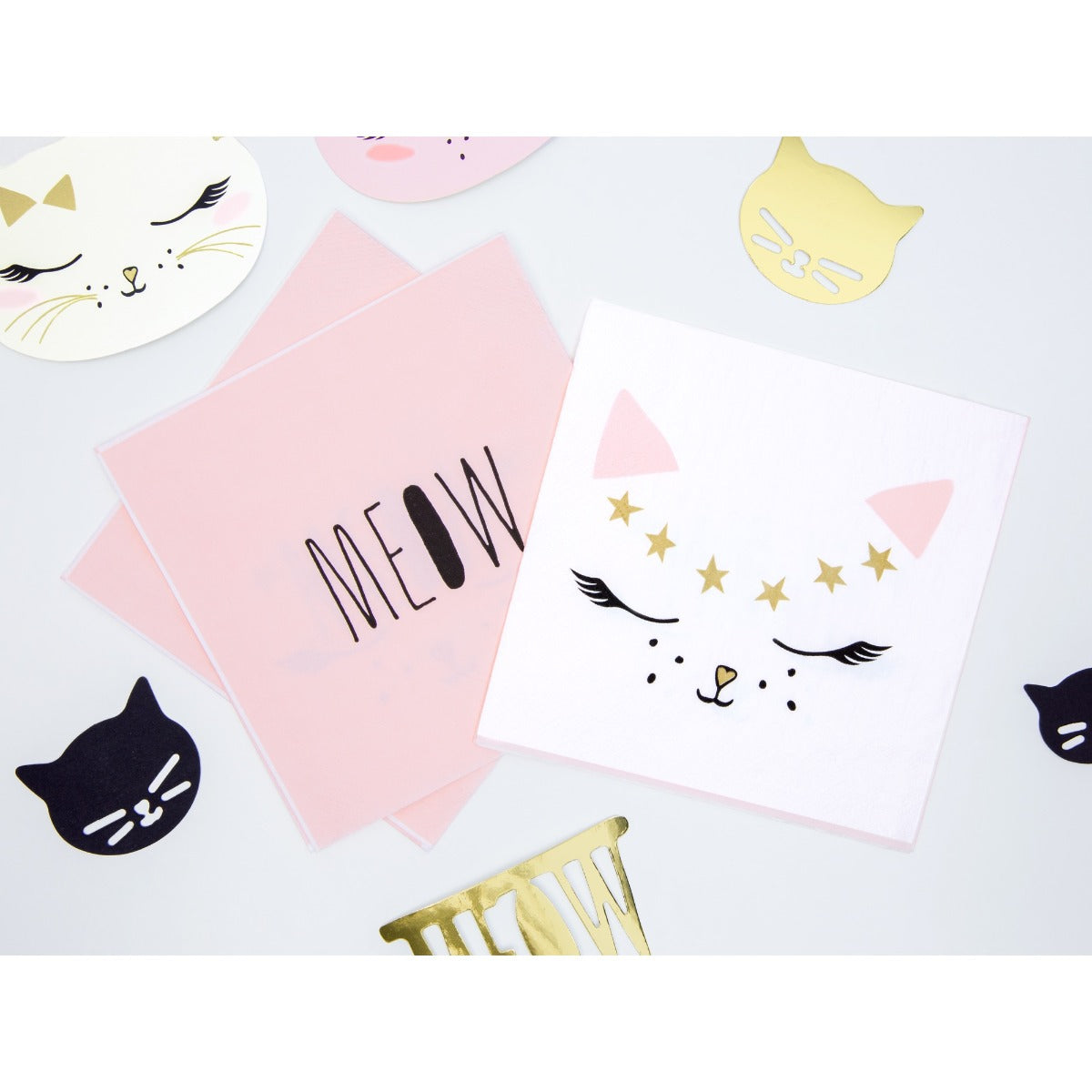 Serviettes Chats (20pcs)