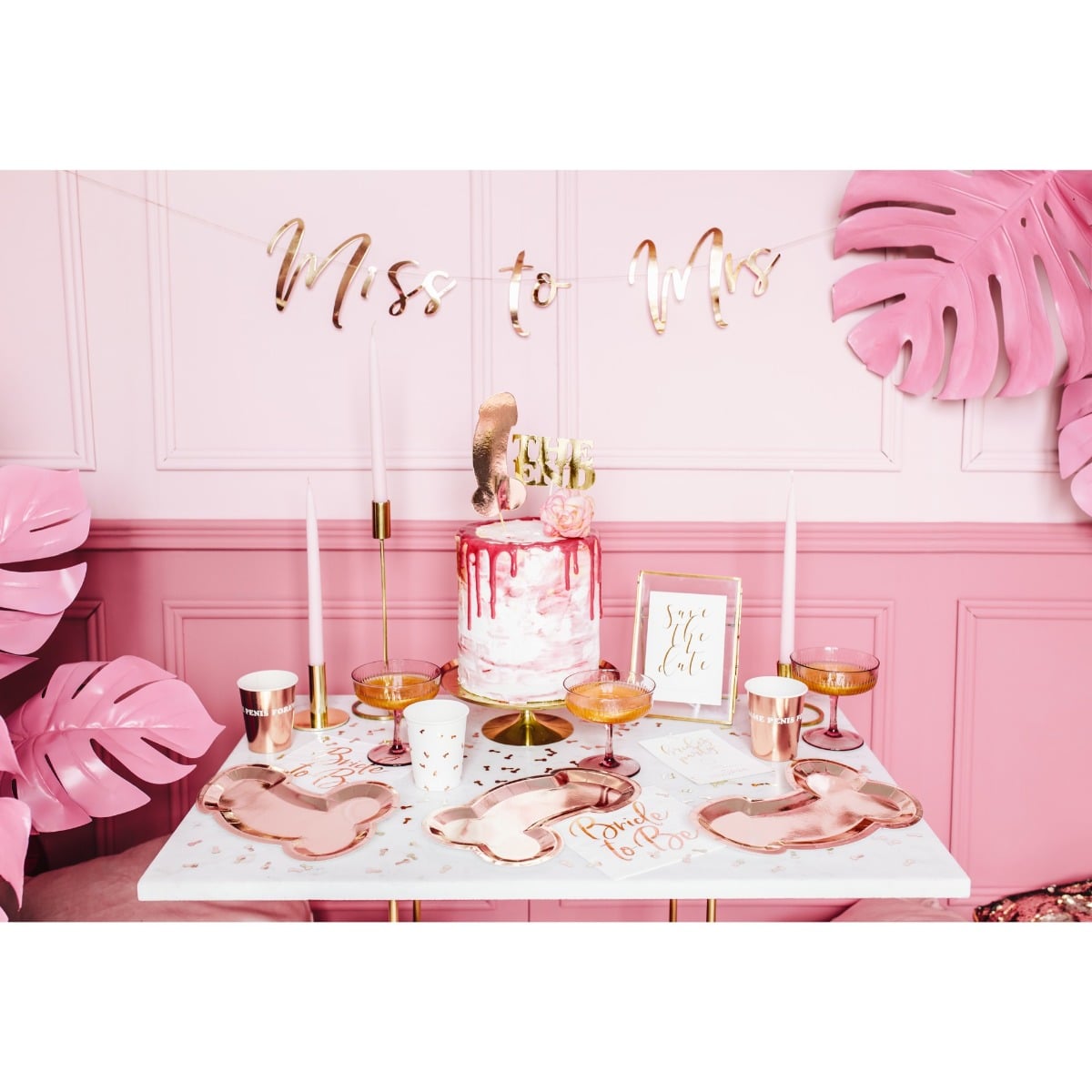 Serviette Bride to Be Rose gold (20pcs)