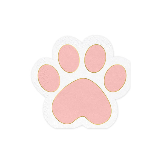 Serviettes Patte de chat (12pcs)