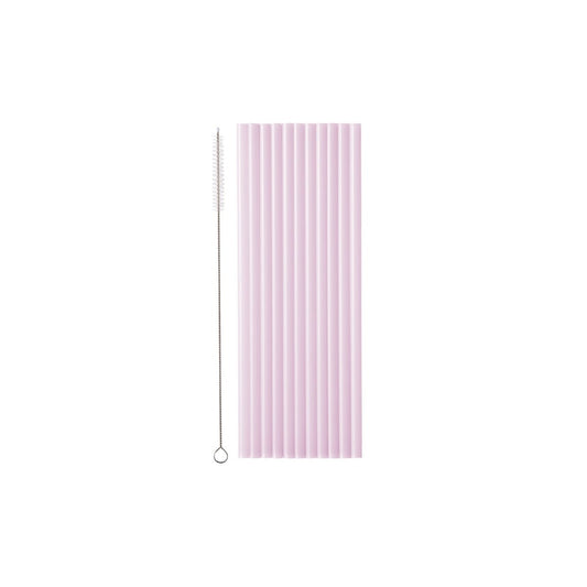 Pailles en plastique - Violet