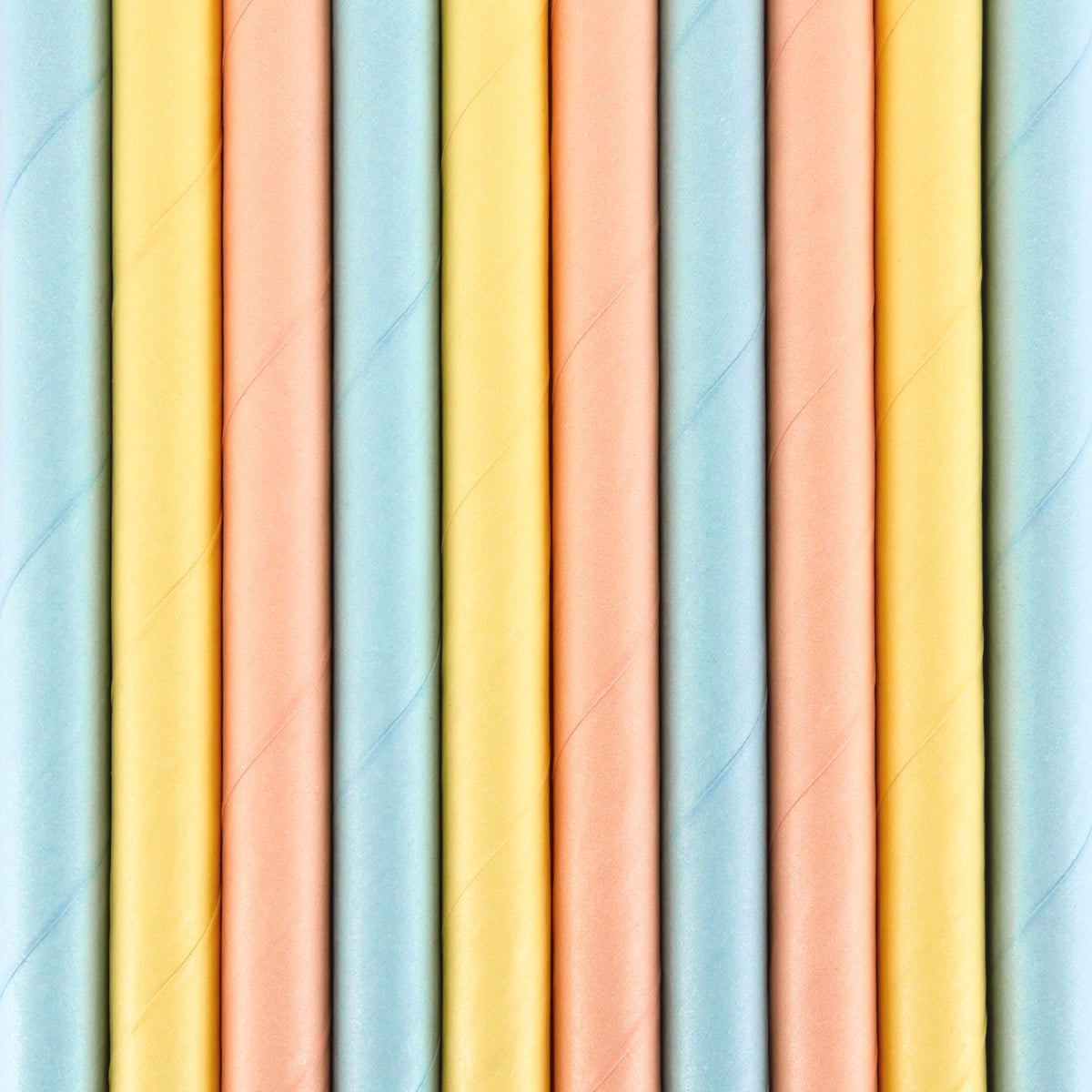 Pailles en papier Summer time (10pcs)