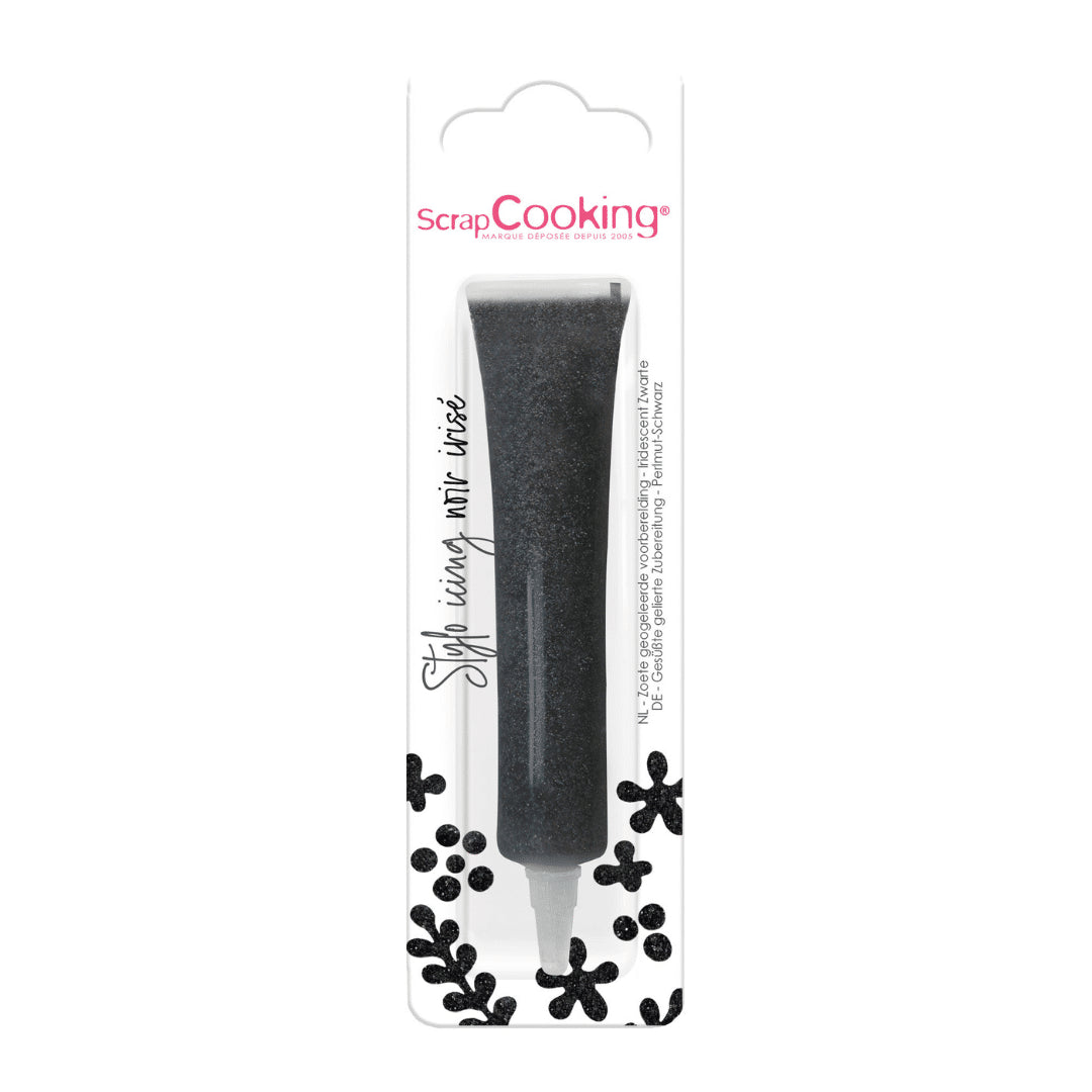 ScrapCooking Stylo icing noir irisé (26 g)