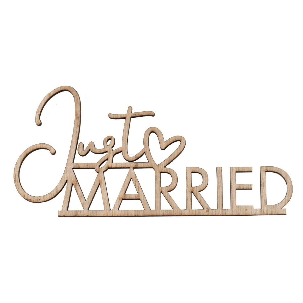Décoration de table - Just Married