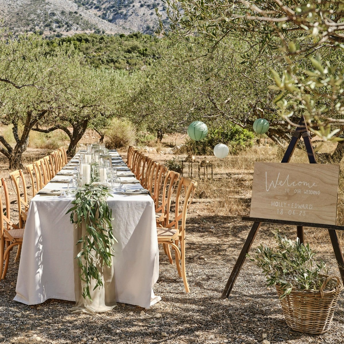 Décoration de table - Just Married