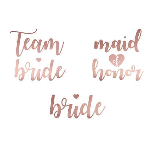 Tatouages - Team bride - Rose gold