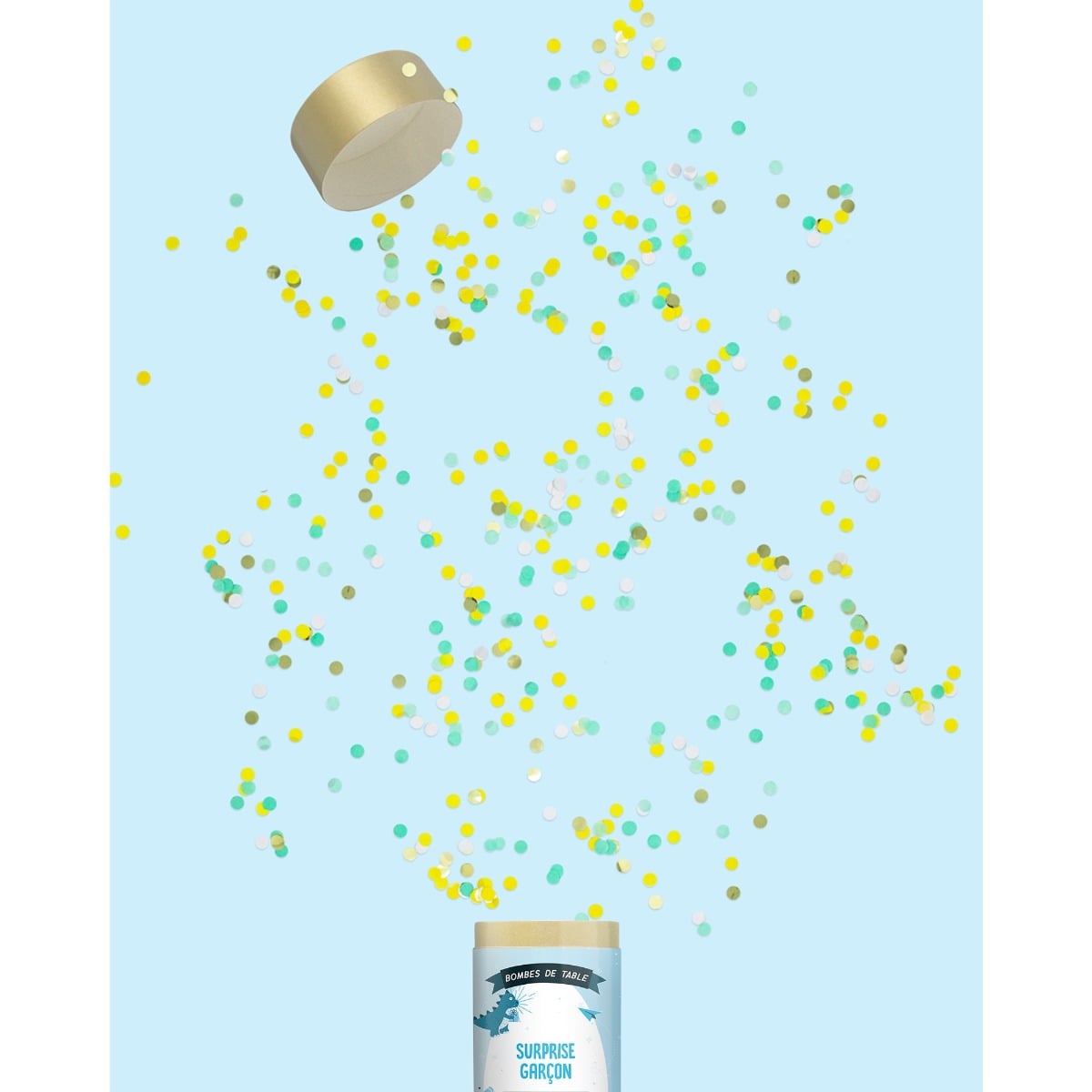 Bombe de table réutilisable - Surprise Garçon (FR)