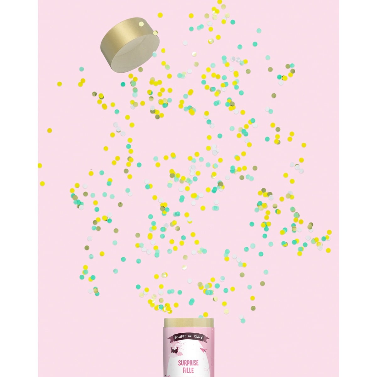Bombe de table réutilisable - Surprise Fille (FR)