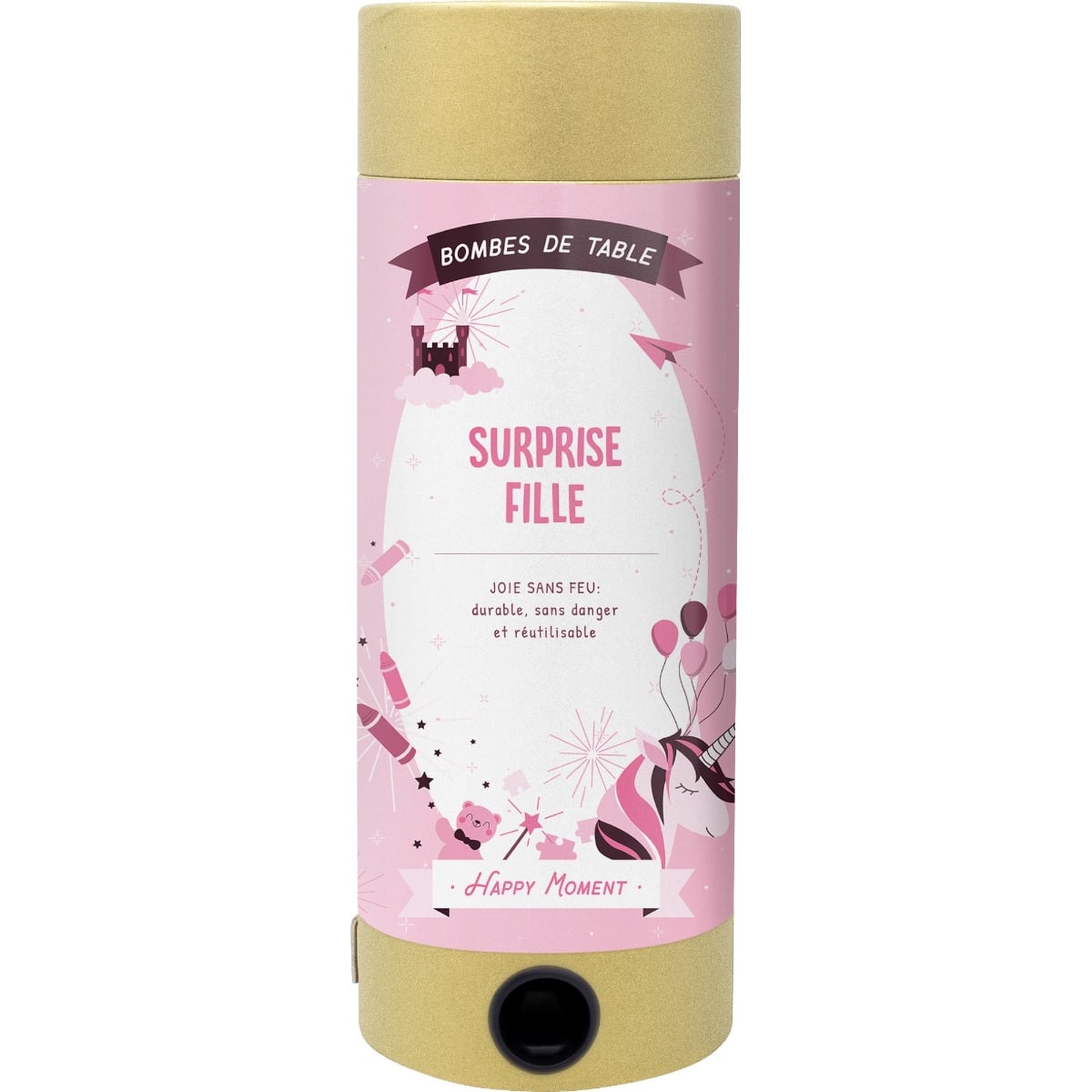 Bombe de table réutilisable - Surprise Fille (FR)