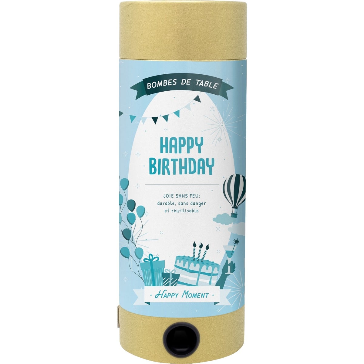 Bombe de table réutilisable - Happy Birthday (FR)