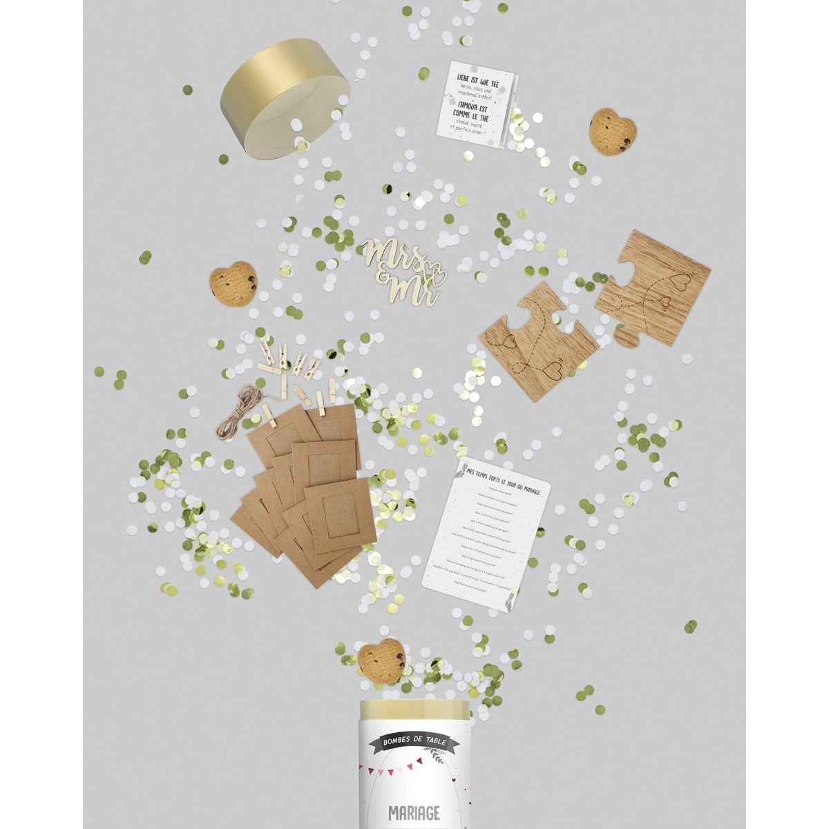 Bombe de table réutilisable - Mariage (FR)