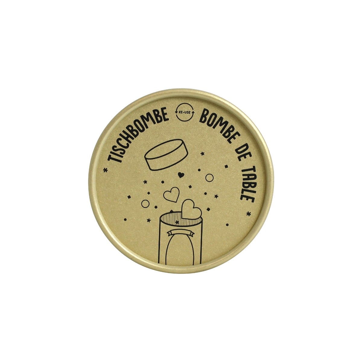 Bombe de table réutilisable - Vide