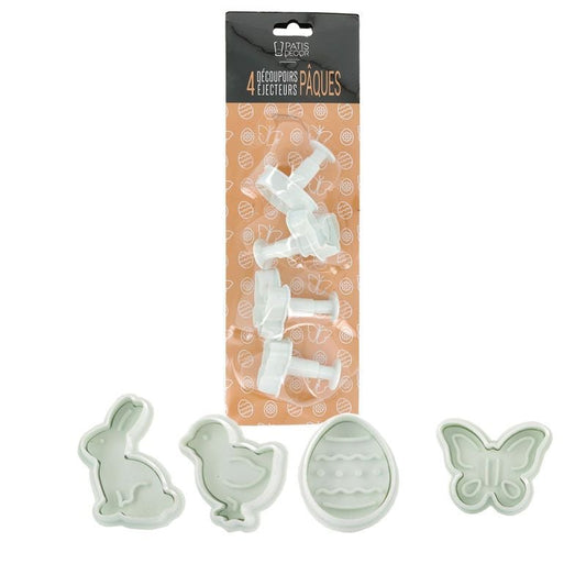 Découpoirs éjecteurs thème Pâques (x4)