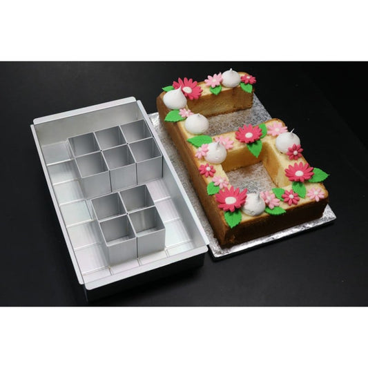 Moule à gâteau modulable - Lettres & Chiffres