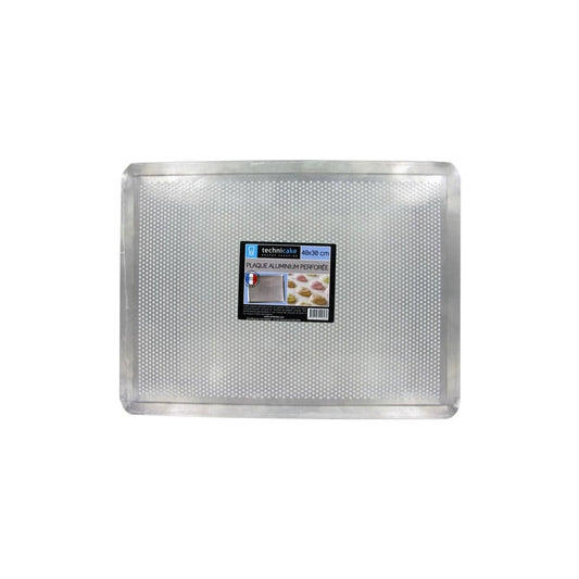 Plaque patisserie perforée aluminium 40x30cm