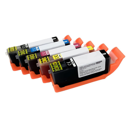 Cartouches d'encre comestible - PGI-580BK & CLI-581YMBCK