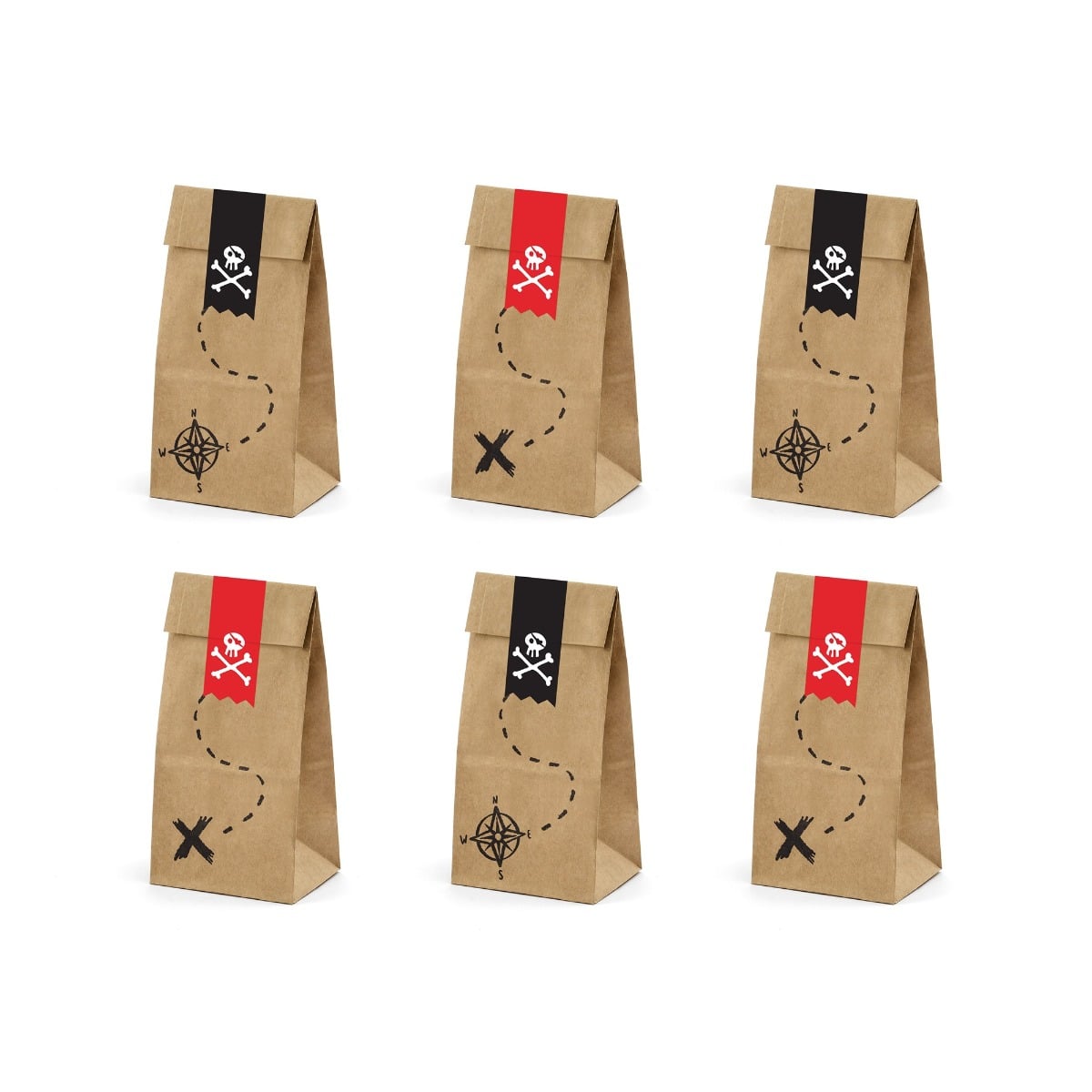 Sachets Pirates (6pcs)