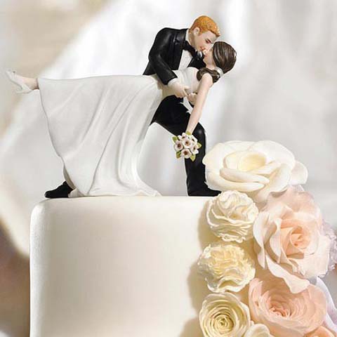 Figurine "Mariée à la renverse"